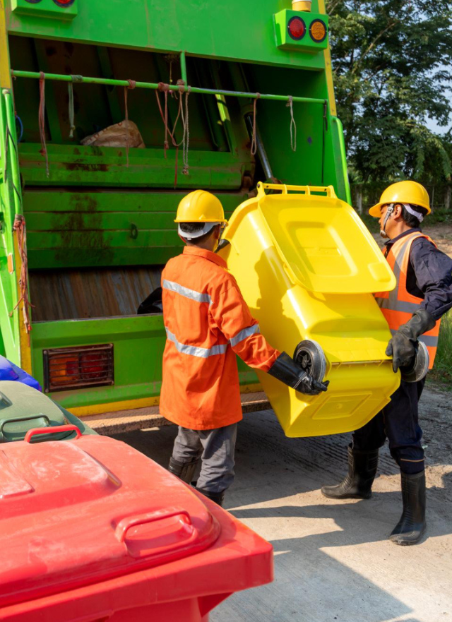 cleaning bins