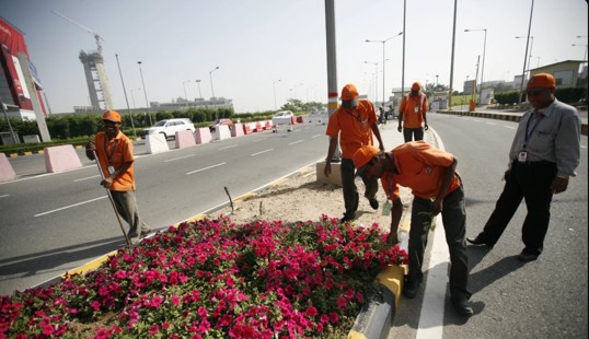Road sweeping and public space maintenance
